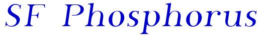 SF Phosphorus 字体